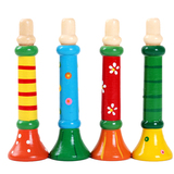 木制小喇叭 奥尔夫吹吹响 儿童口哨玩具 宝宝吹奏乐器玩具1-3-6岁