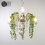 摩爵意大利设计艺术吊灯盆栽植物北欧客厅灯餐厅创意个性花盆吊灯