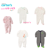【现货】Carter‘s美国代购男女宝宝爬服摇粒绒包脚睡衣连体衣