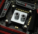Bykski CPU -MTX-C 微水道 全金属CPU水冷头 透明版本送LED灯