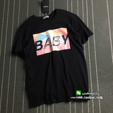 最高版2016夏装新款SLP Bigbang权志龙BABY男女弹力短袖T恤情侣装