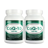 美国代购 2瓶装 GNC辅酶Q10 CoQ-10 100mg 120粒保护心脏 现货