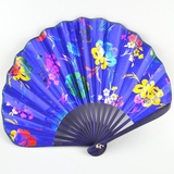正品精美印花纯色日式扇套折扇扇子包装中国风丝绸女扇袋多色折叠