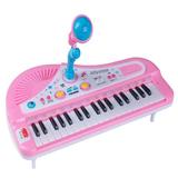 儿童钢琴木质宝宝玩具电子小型钢琴早教同步练习启