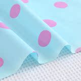 布料床品面料粉色大波点儿童床上用品床单被套手工DI热卖纯棉斜纹