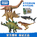 正版TAKARA TOMY多美卡安利亚 仿真动物模型关节可动恐龙系列