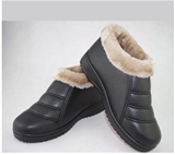 老北京布鞋冬季女鞋加厚PU棉鞋防滑保暖中老年妈妈鞋批发厂家直销