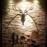 欧式创意仿真鹿头动物壁饰壁挂背景墙挂件酒吧鹿头艺术装饰包邮！