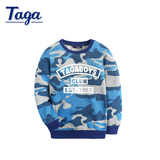 TAGA童装男童秋季长袖T恤2016秋装上衣新款毛圈运动休闲套头卫衣