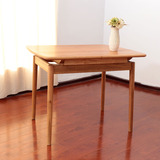日式家具  实木餐桌 外贸出口实木伸拉餐桌 新品特价