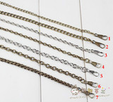 布艺DIY辅料1.2米长/十字链，扁铁链，灯笼麻花链