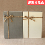 新年礼品盒小号包装盒 大号长方形围巾包装盒子手套盒子简约礼盒