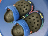 二手美国购买专柜正品crocs卡洛驰乐高合作款洞洞凉鞋童鞋
