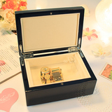 日本SANKYO发条旋转机芯八音盒音乐盒木质生日礼物创意实用送女生