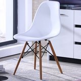 UYF简约现代创意休闲塑料咖啡椅家用餐椅会议办公靠背椅子职员椅