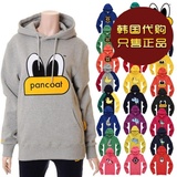 韩国正品 官网代购 PANCOAT小鸭子等10款图案加绒连帽卫衣 特价