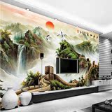 大型壁画3d立体墙纸电视背景墙客厅无纺布壁纸中式万里长城无缝