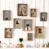 欧式创意6寸7寸8寸照片框相框组合照片墙家居装饰品客厅卧室挂墙