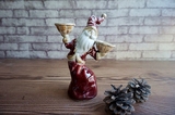 外贸出口陶瓷创意烛台圣诞节日礼物创意家居用品软装饰品不含蜡烛