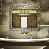 特价方形欧式卫浴镜子穿衣镜浴室镜防水卫生间镜子壁挂
