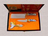 陶瓷刀具长青花三件套 公司年会实用创意新礼品 礼品礼盒套装