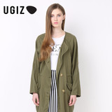 UGIZ韩国女装夏季休闲宽松收腰淑女气质夹克外套UBUY811A专柜正品