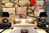 沙发电视背景墙画大型壁画墙纸壁纸客厅现代简约抽象无纺布3D立体