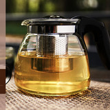 紫丁香容量900ml 耐热玻璃茶壶泡如意壶煮茶烧水茶壶冲茶器包邮