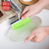 日本进口 洗碗布洗碗海绵硬型百洁布刷碗布不沾油抹布菜瓜布