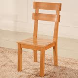 索格家具特价纯实木榉木餐椅田园家具写字椅学习椅靠背椅婚房