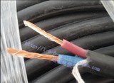 橡胶电缆线二芯2*1.5/2.5/4/6平方 国标防水耐磨纯铜护套线 带绳