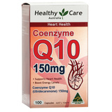 澳洲直邮/Healthy Care CO Q10辅酶Q10胶囊150mg100粒心脏保健品