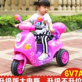 4儿童电动车12大号电动童车三轮车遥控可坐汽车送宝宝礼物 摩托车