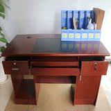 简约台式电脑桌1米单人办公桌家用1.2米写字台多抽屉办公桌书桌