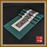 现代棉麻餐桌旗中式茶道茶几布艺实红木家具长条桌巾电视柜盖布条