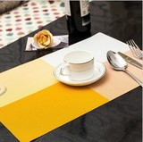 韩国高档餐垫方格PVC餐垫/长方形隔热垫/西餐垫/餐桌垫杯垫碗碟垫