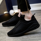 耐克风格宾利羊新款夏季板鞋中帮男鞋韩版潮流透气网面休阿迪风格