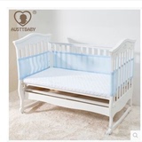 AUSTTBABY 三明治床围婴儿床帏透气 儿童防撞床围夏婴儿防掉床围