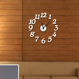 客厅挂钟DIY立体数字EVA现代时尚时钟壁挂表卧室创意鐘錶静音包邮