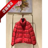 2016雅莹专柜正品冬季新款JJBAAY102aR女短款红色立领时尚羽绒服