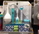 美国代购safety 1st婴儿吸鼻器牙刷体温计喂药器奶嘴指套牙刷套装