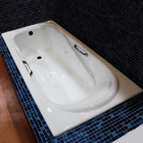 酷德卫浴 嵌入式纳米搪瓷 高温釉面  浴盆1.5/1.6/1.7米铸铁浴缸