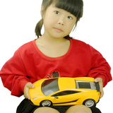 可充电兰博基尼遥控车方向盘遥控汽车儿童电动男孩玩具跑车超大