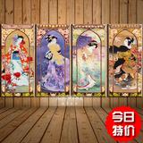 日式壁画日本仕女图美人图料理店装饰画酒店无框画浮世绘挂画多款