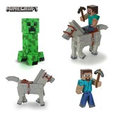 两件包邮 正品我的世界模型Minecraft 积木人3寸可动人偶公仔玩具