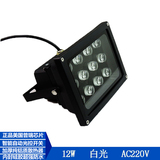 LED监控补光灯12W白光 AC220V摄像头辅助灯 道路岗亭车牌补光定制