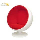 【欧特思】供应玻璃钢创意太空椅玻璃钢球形椅单人沙发懒人休闲椅
