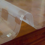 桌布pvc防水软玻璃方形透明桌垫水晶垫塑料圆形餐桌布茶几垫磨砂