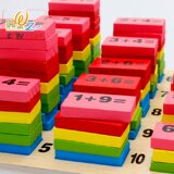 数学运算多米诺骨牌 儿童早教算术3-5-7岁男女宝宝学龄前益智玩具