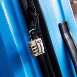 MasterLock玛斯特锁具TSA海关密码锁出国旅行箱包挂锁4680 黑色